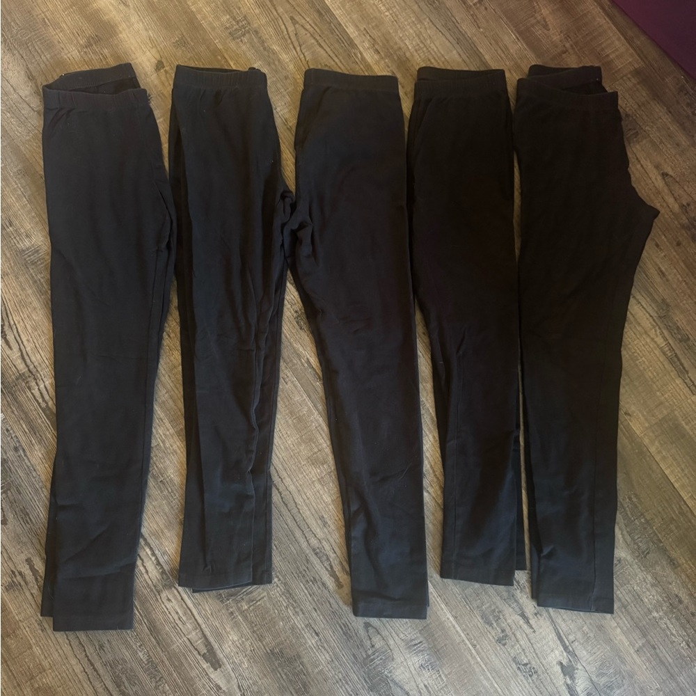 Cat & Jack Black Cotton Blend Leggings